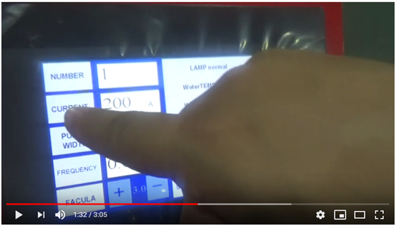 首饰激光焊接机参数调节教程