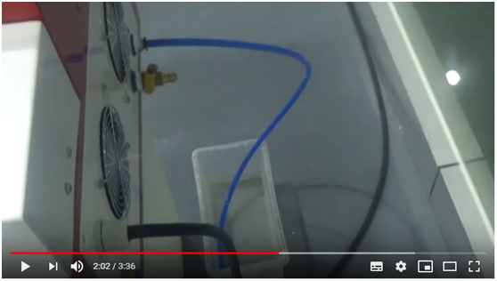 首饰激光焊接机接水教程