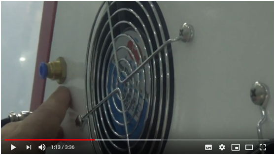 首饰激光焊接机连接接气体教程